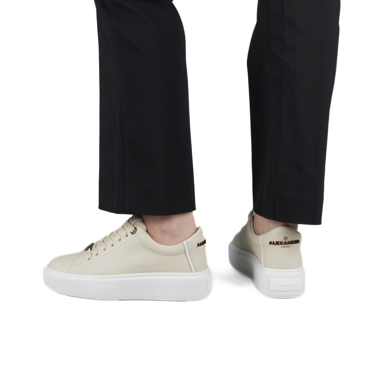 ALEXANDER LONDON SNEAKERS LHW 8406 CRM CREMA