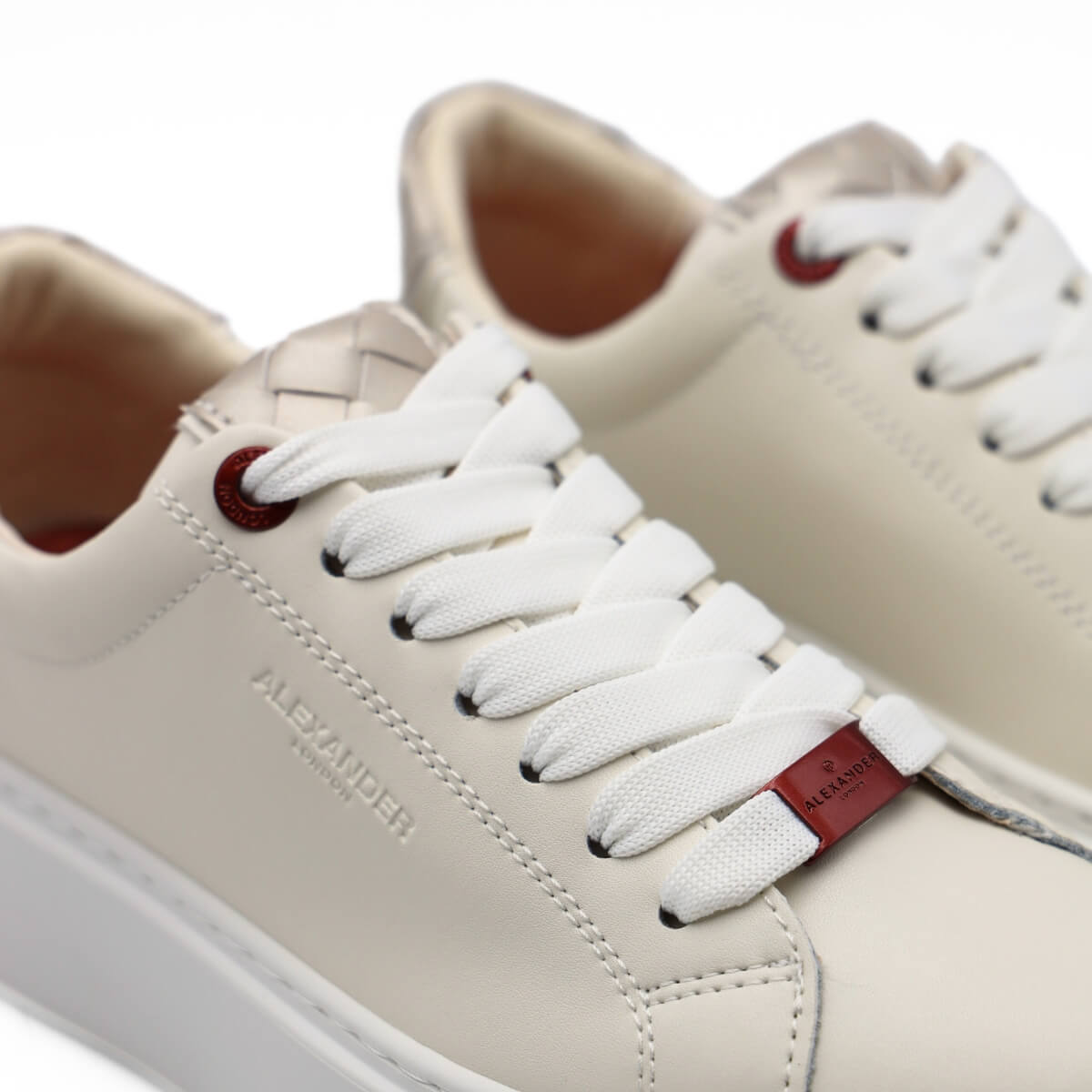 ALEXANDER LONDON SNEAKERS LUM 9145 WVS AVORIO