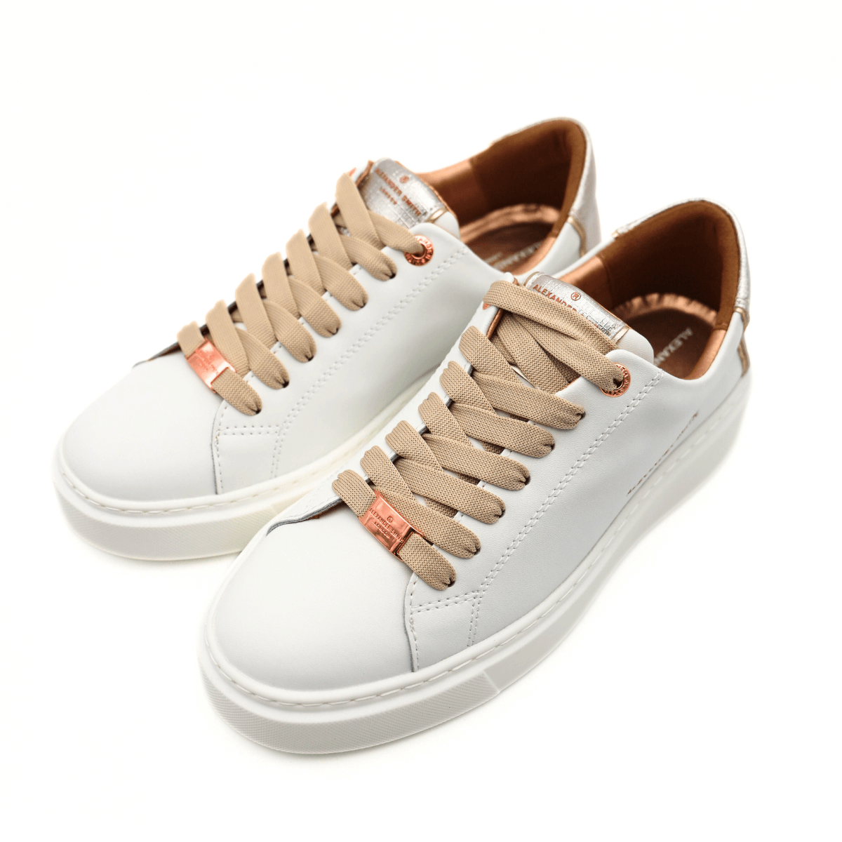 ALEXANDER SMITH SNEAKERS LONDON LDW 8290 WGD BIANCO