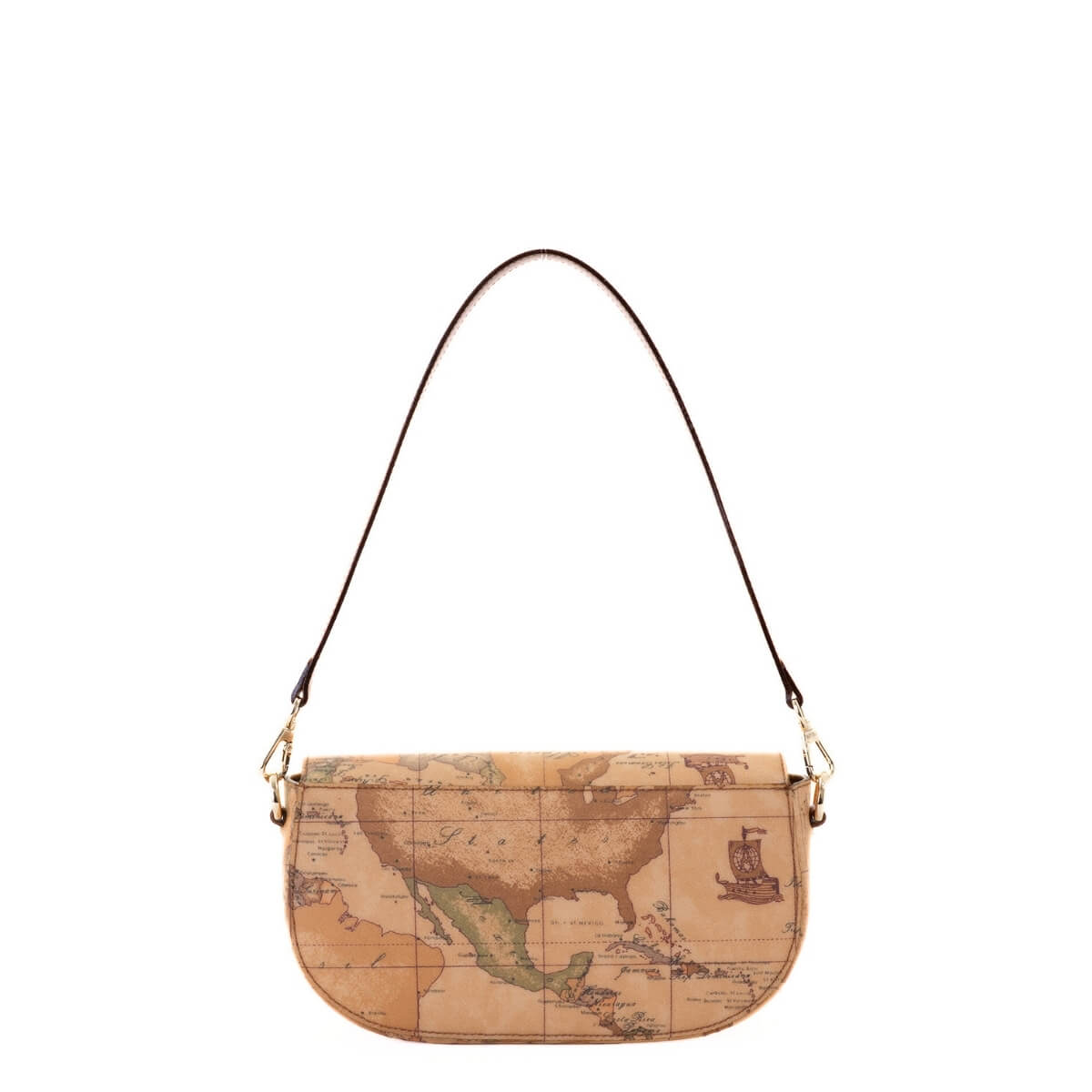 Borsa Alviero Martini 1^ Classe Geo Classic con stampa mappa.