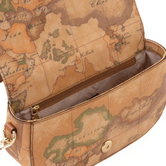Borsa Alviero Martini 1^ Classe Geo Classic con stampa mappa.