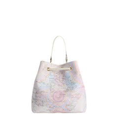 Borsa multicolor Alviero Martini 1^ Classe stampa Geo.