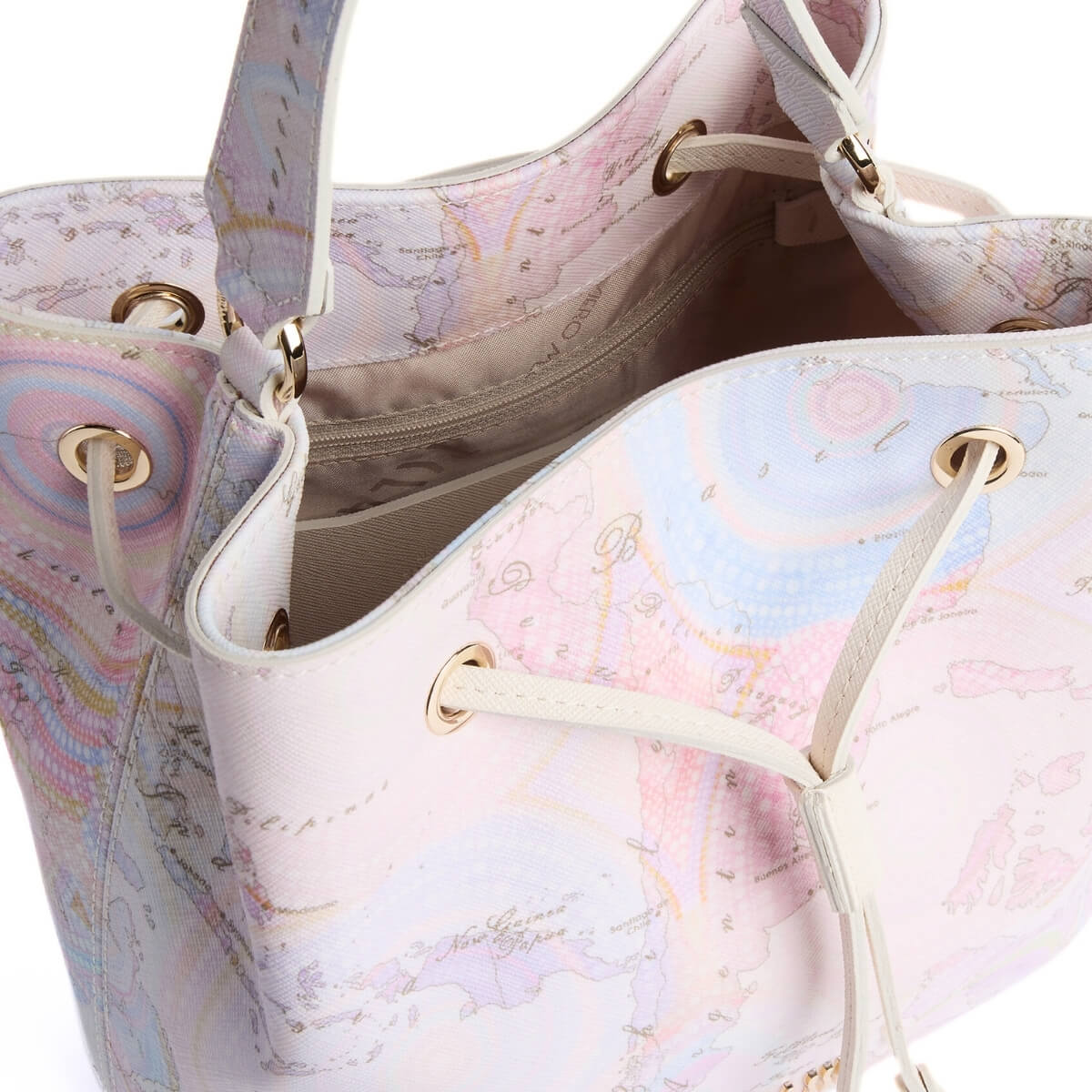 Borsa multicolor Alviero Martini 1^ Classe stampa Geo.