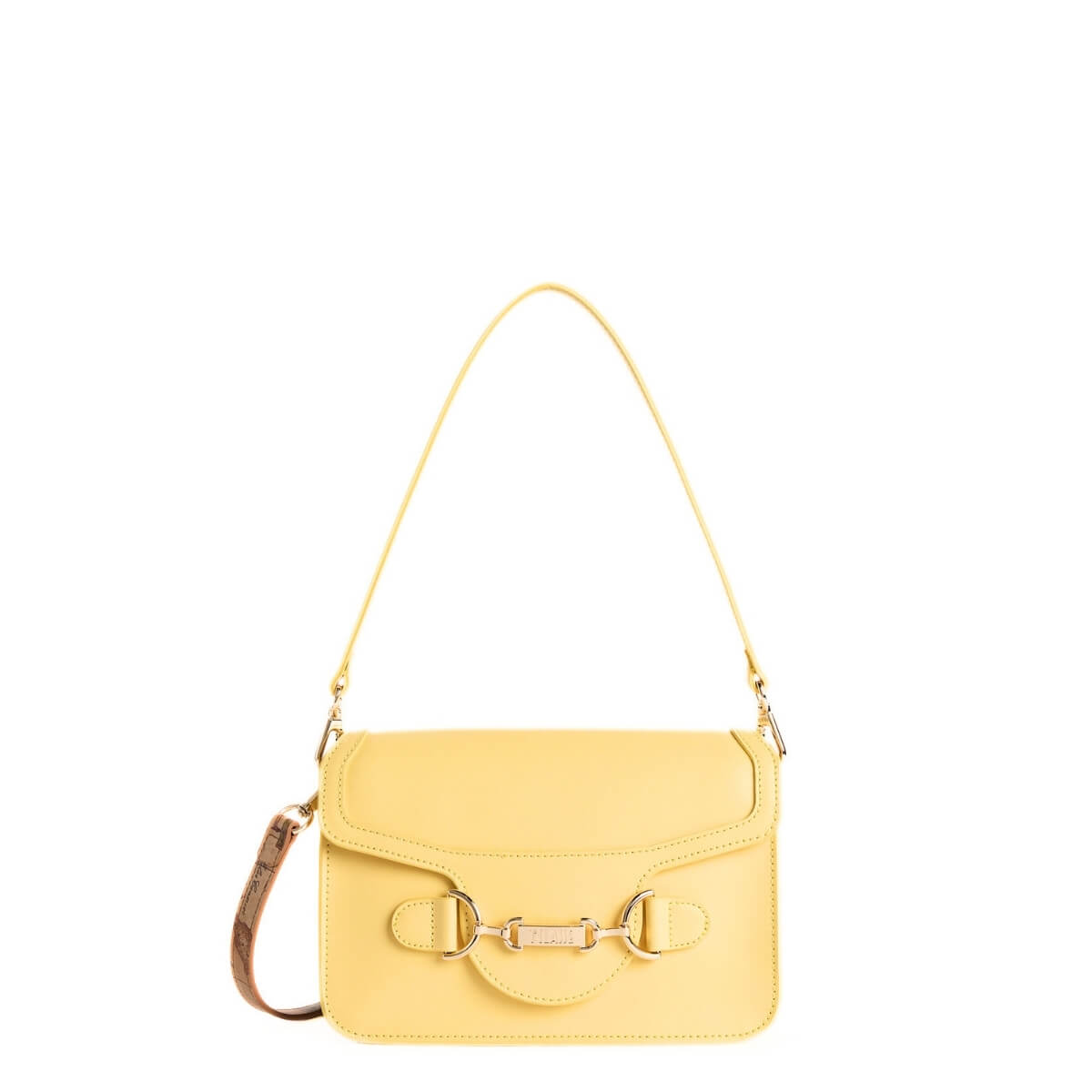 Borsa gialla in pelle Alviero Martini 1^ Classe.