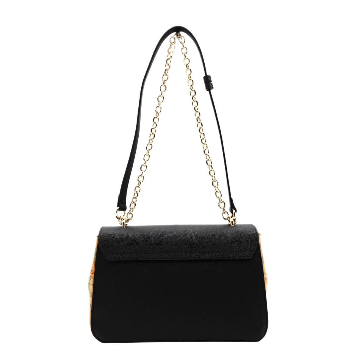 Borsa donna Alviero Martini 1^ Classe nera elegante con finitura saffiano.