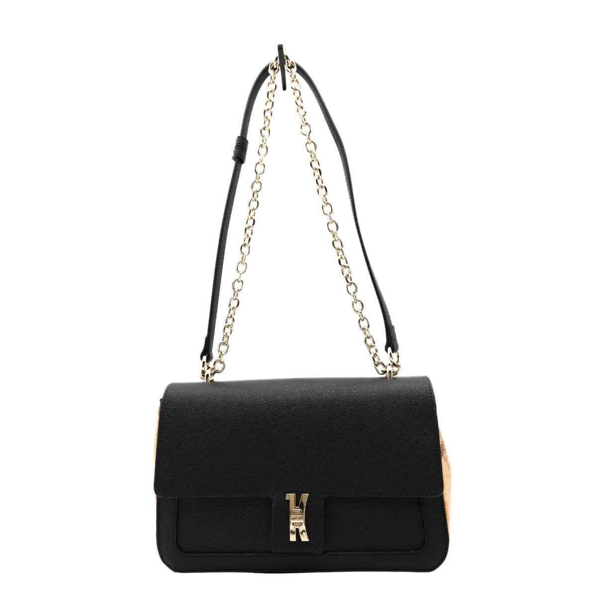 Borsa donna Alviero Martini 1^ Classe nera elegante con finitura saffiano.