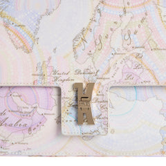 Borsa donna Alviero Martini 1^ Classe multicolor con stampa Geo.