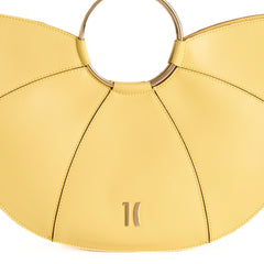 Borsa gialla Alviero Martini 1^ Classe in pelle.