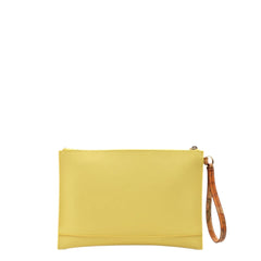 Bustina Alviero Martini 1^ Classe gialla in ecopelle saffiano.