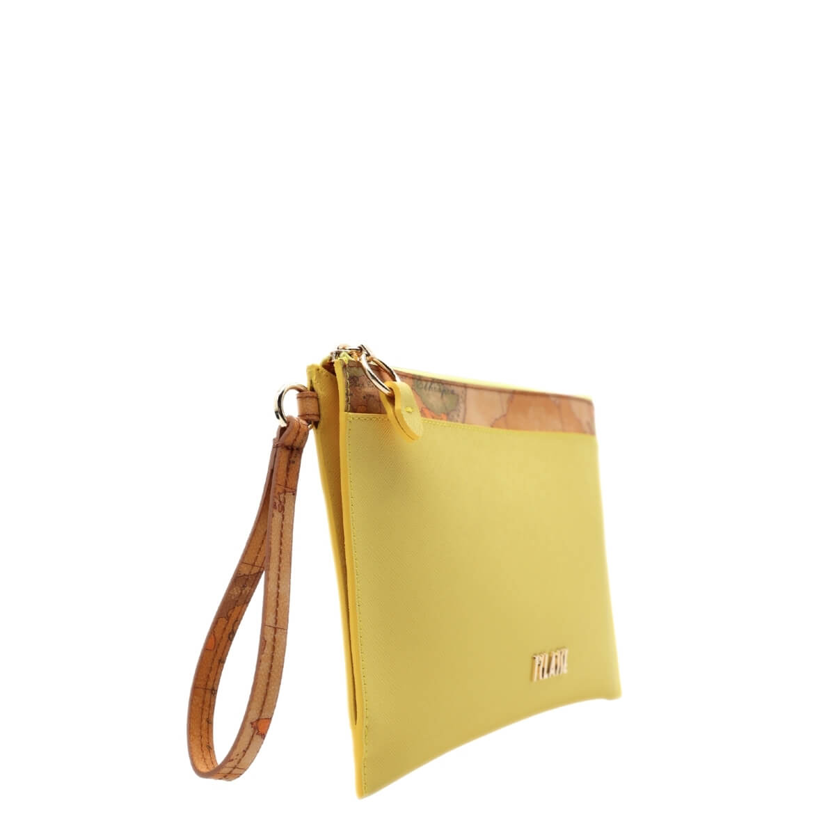Bustina Alviero Martini 1^ Classe gialla in ecopelle saffiano.