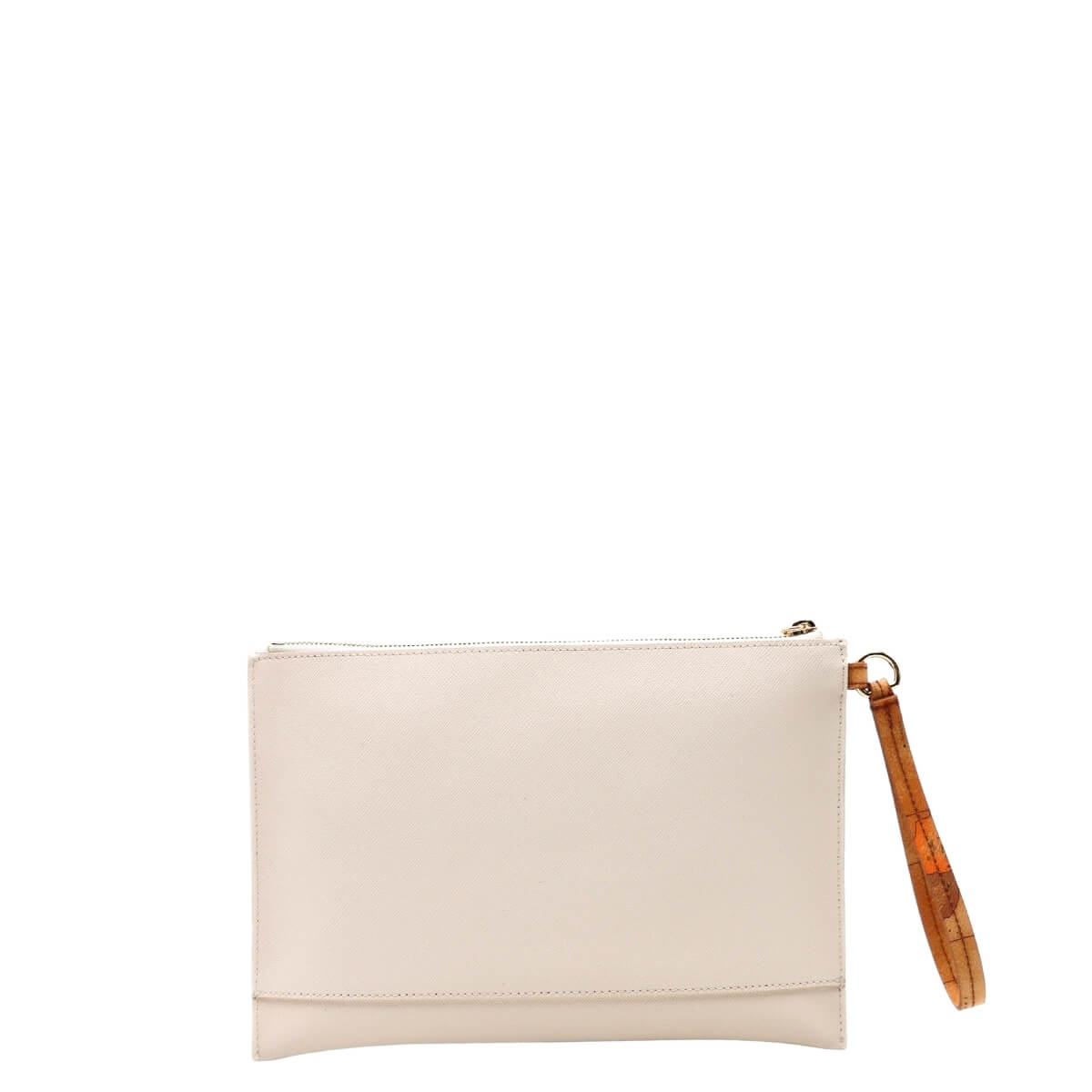 Bustina Alviero Martini 1^ Classe bianca in ecopelle saffiano.