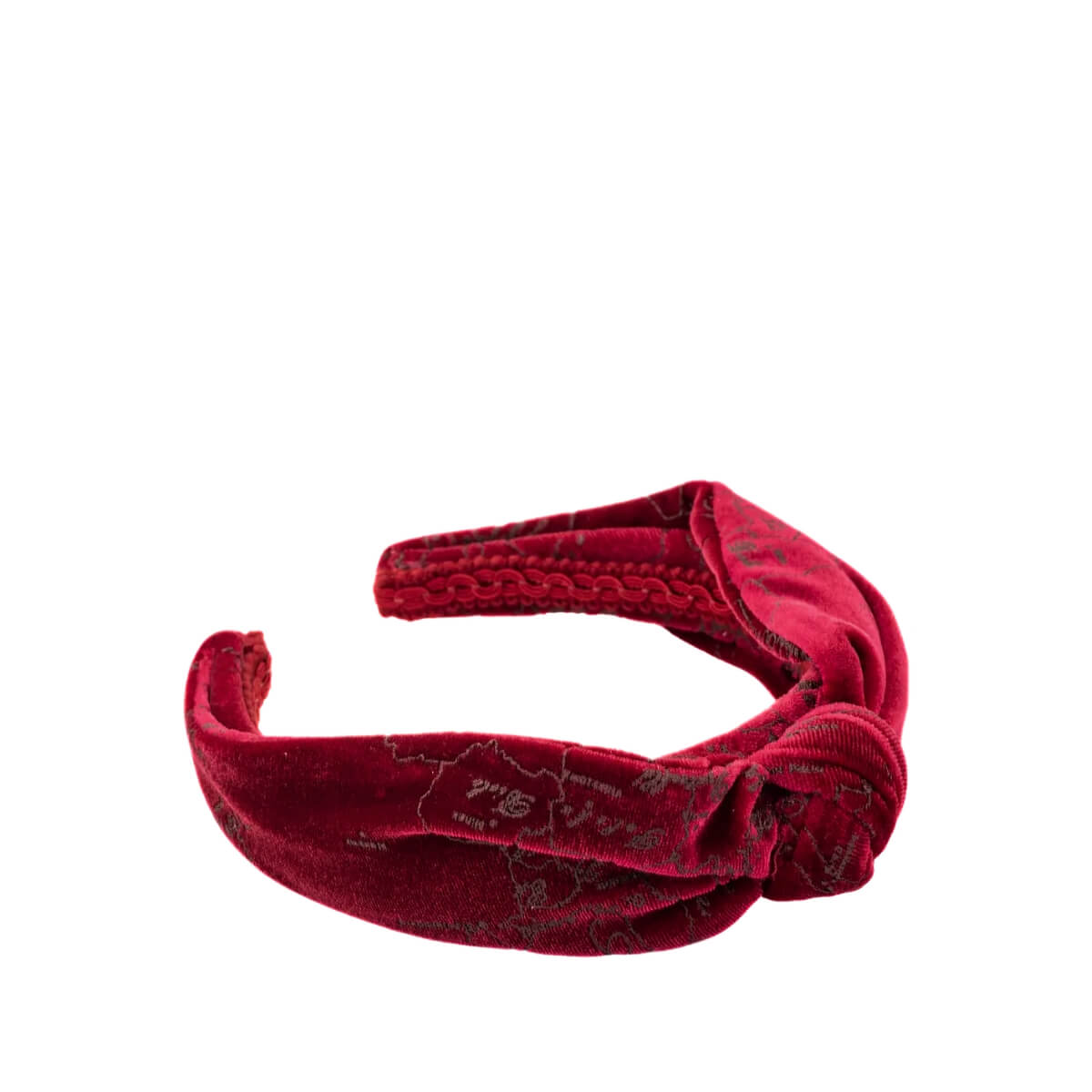 cerchietto Alviero Martini 1^ Classe rosso velluto elegante