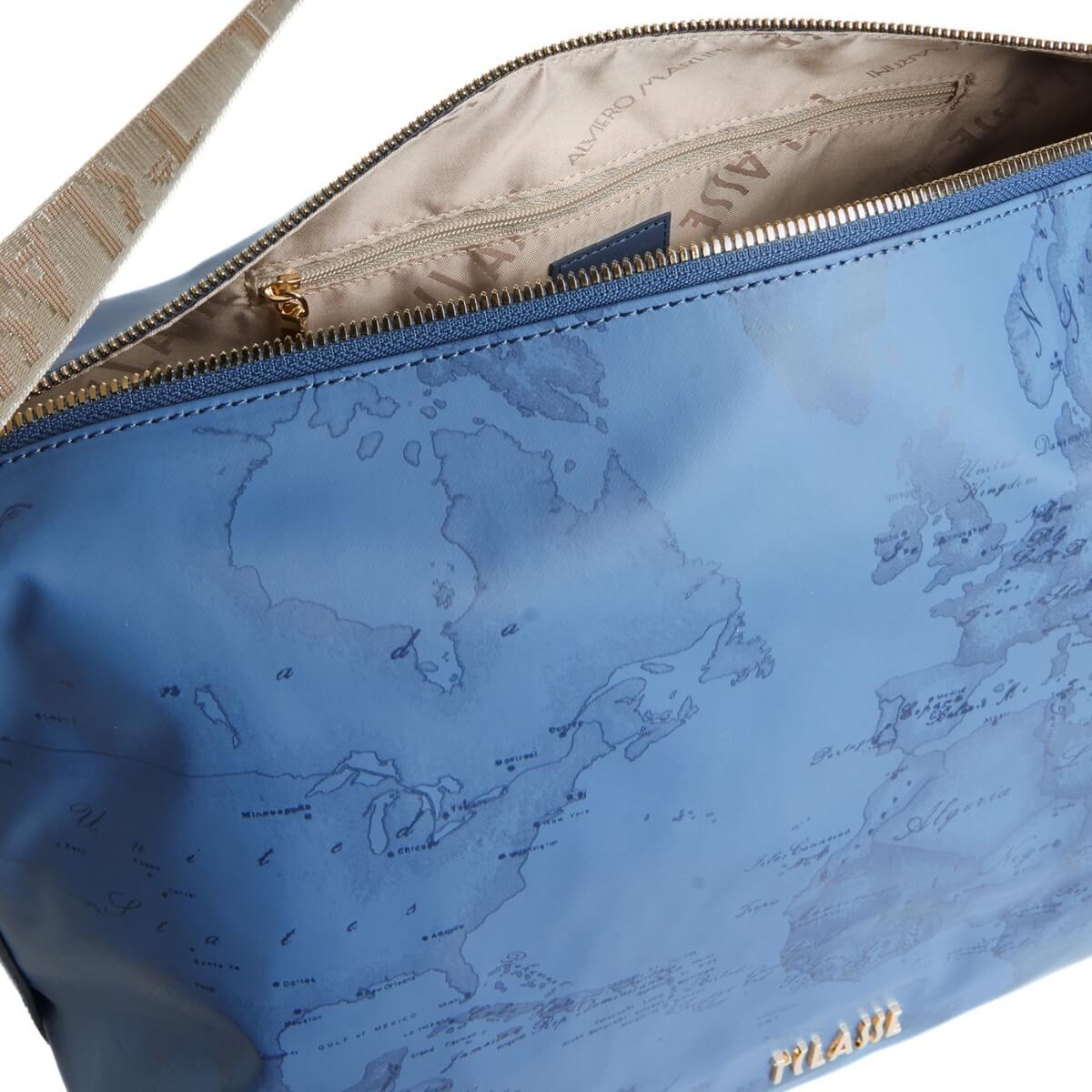 ALVIERO MARTINI 1^ CLASSE BORSA GRANDE LF55 9942 0154 GEO SOFT BLU JEANS