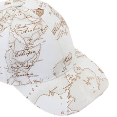 ALVIERO MARTINI 1^ CLASSE CAPPELLO FRONTINO CANVAS H233 9796 0900 GEO WHITE