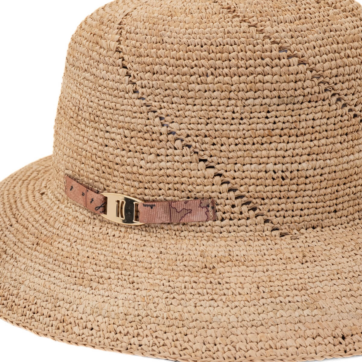 ALVIERO MARTINI 1^ CLASSE CAPPELLO PAGLIA CROCHET H430 1735 0010 NATURALE