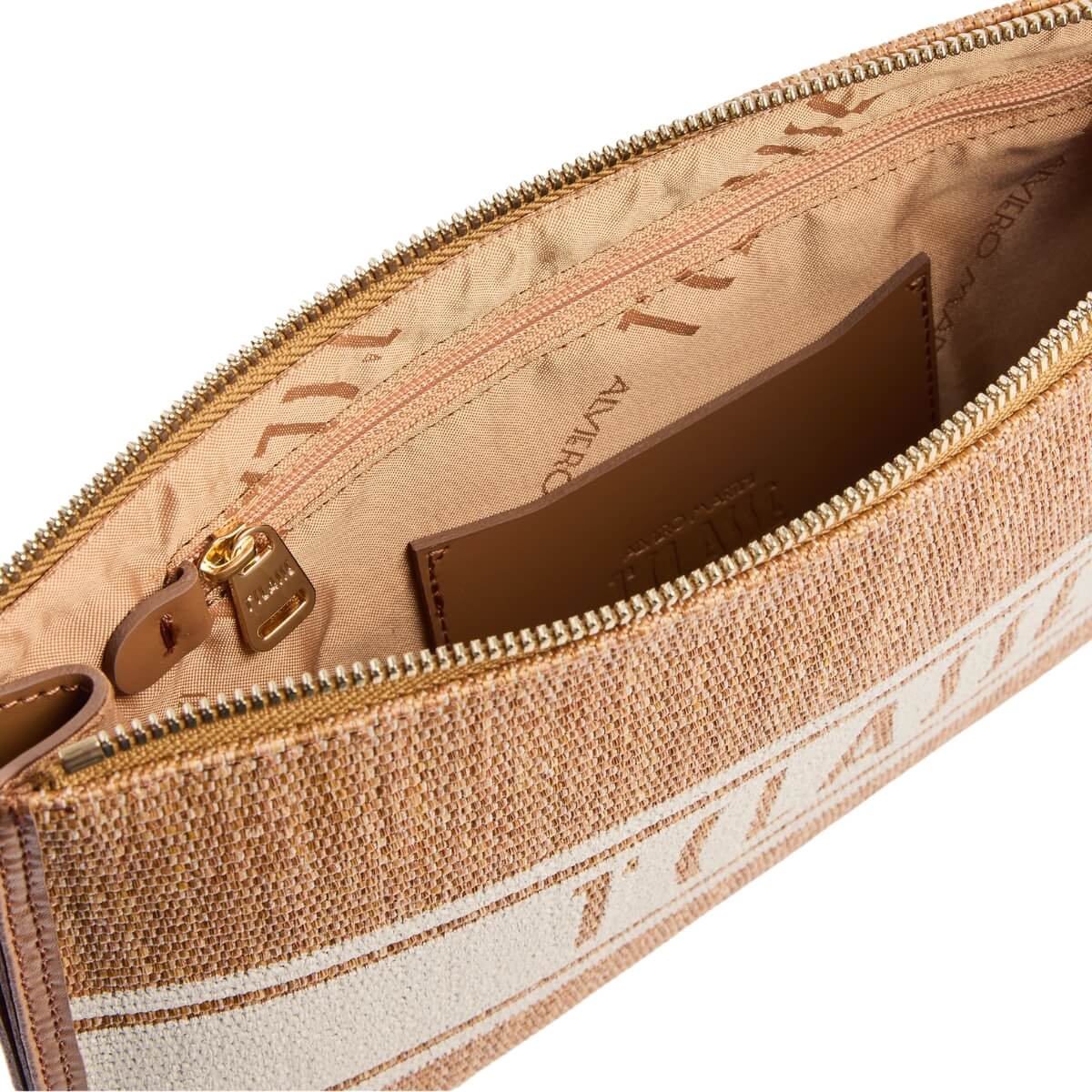ALVIERO MARTINI 1^ CLASSE POCHETTE RAFFIA PQ17 9925 0970 NATURAL