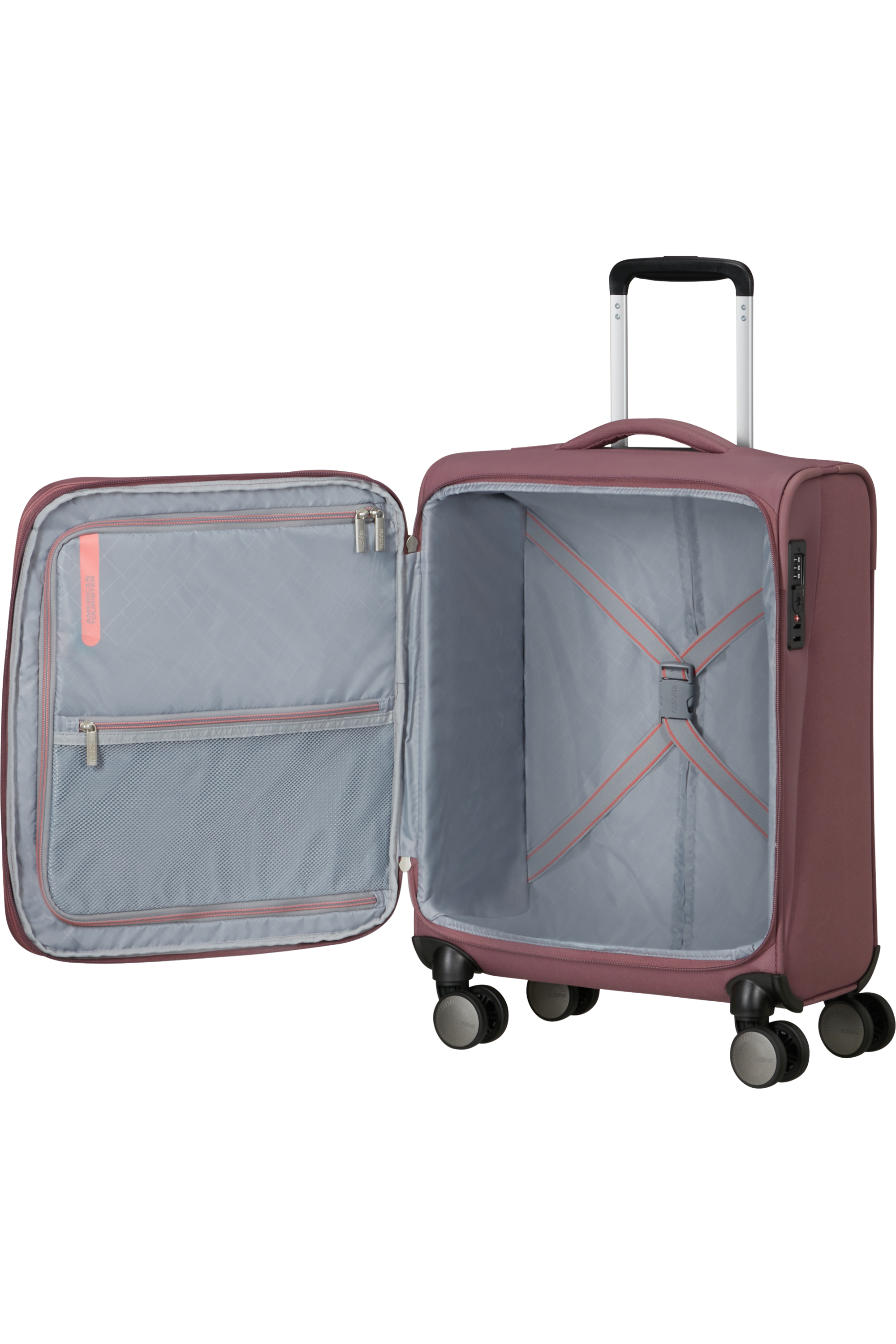 American Tourister Wanderlite valigia in poliestere riciclato