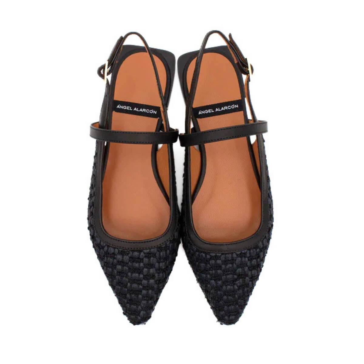 ÁNGEL ALARCÒN BALLERINA 26002 RAFFIA NERO