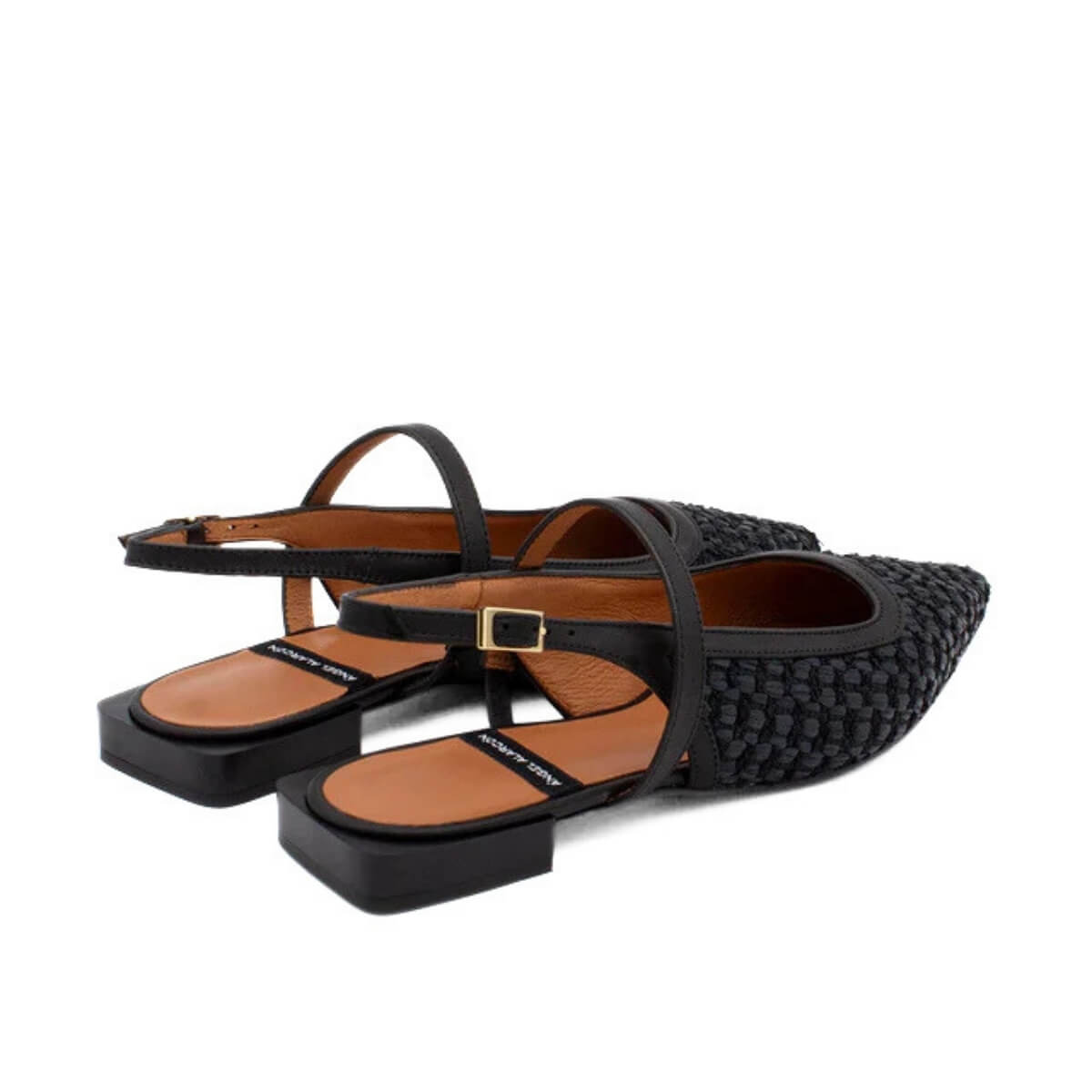 ÁNGEL ALARCÒN BALLERINA 26002 RAFFIA NERO