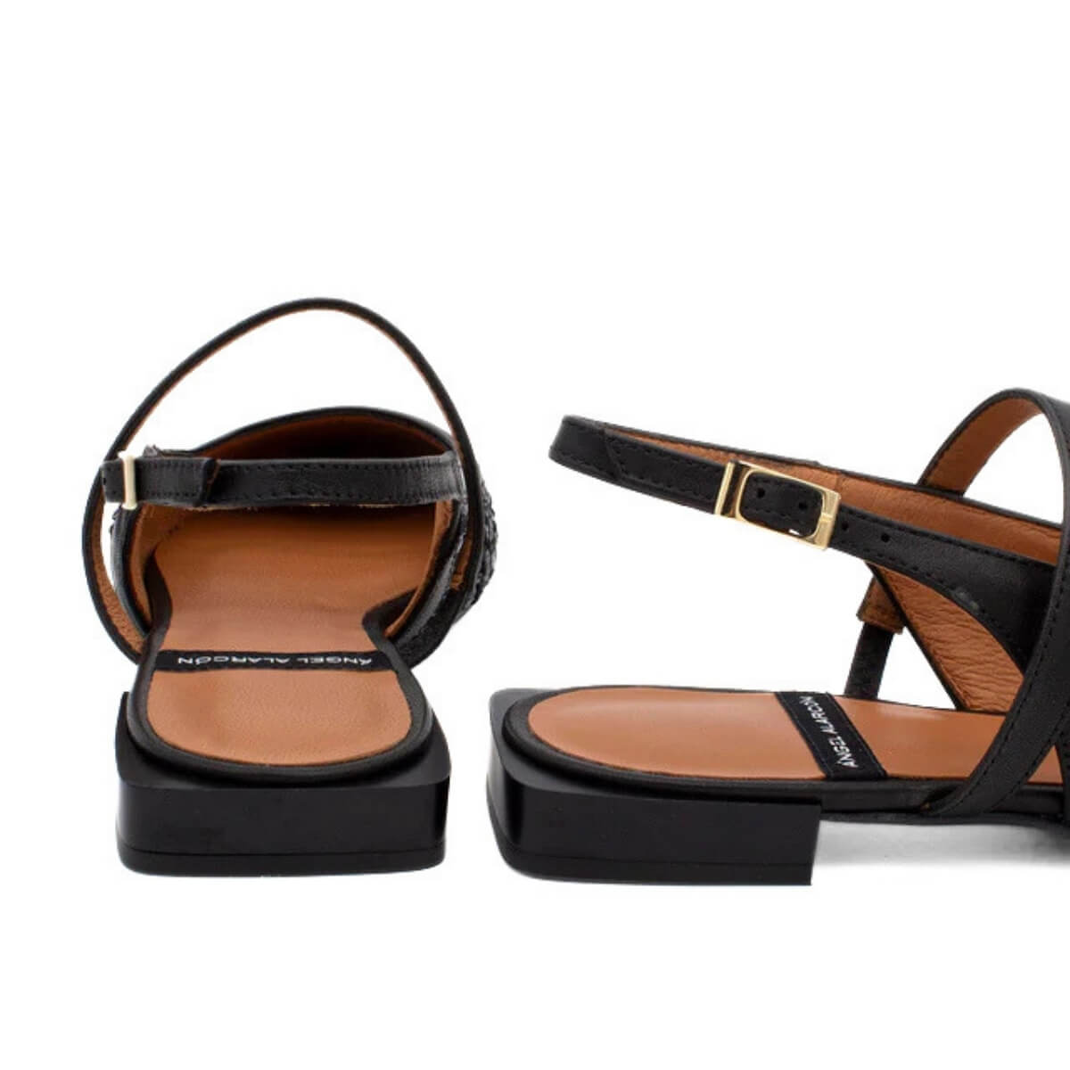 ÁNGEL ALARCÒN BALLERINA 26002 RAFFIA NERO