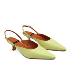 ÁNGEL ALARCÒN SLINGBACK 26019 VERDE ACIDO