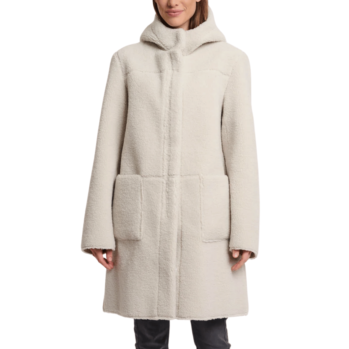 RINO&PELLE CAPPOTTO REVERSIBILE ALINA PANNA