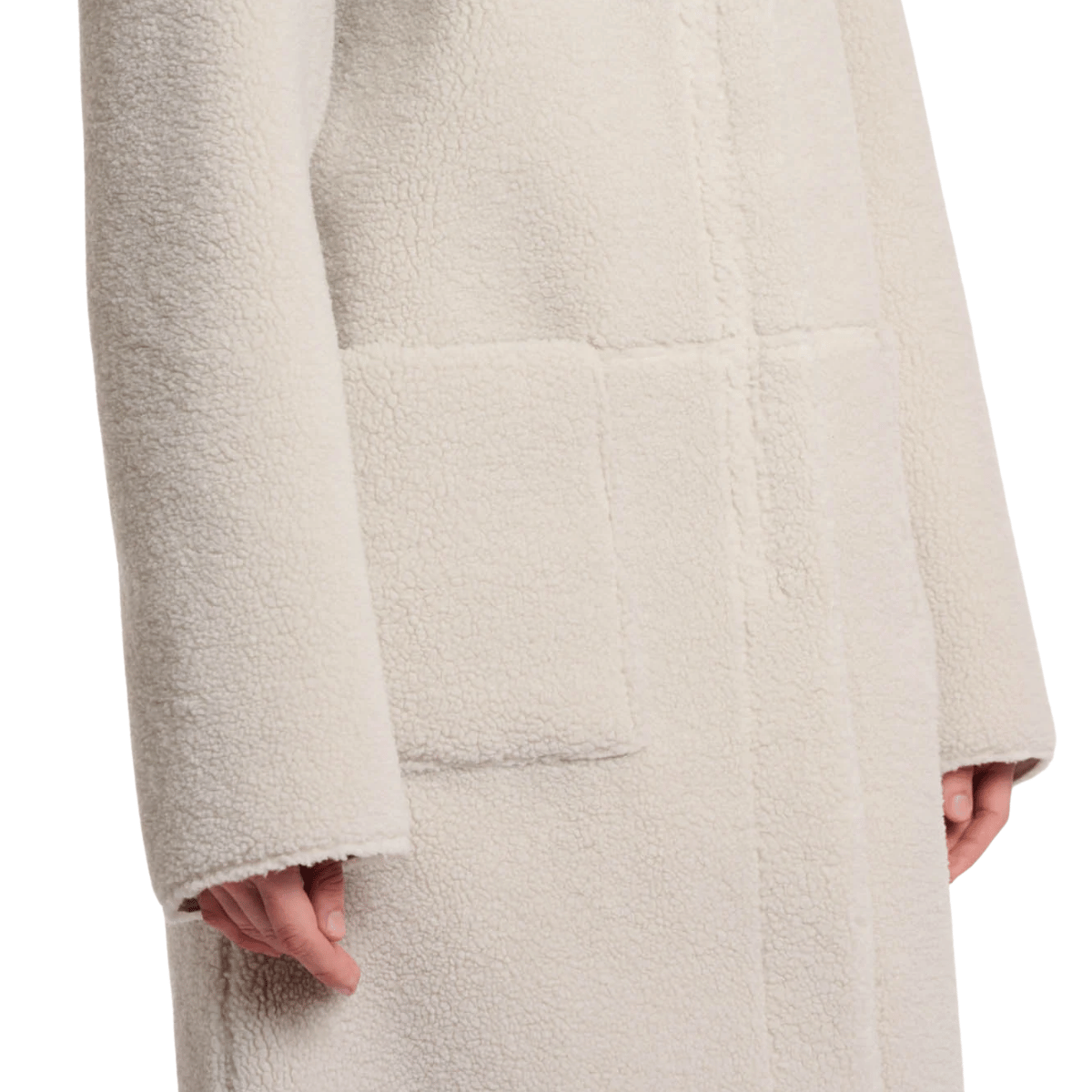 RINO&PELLE CAPPOTTO REVERSIBILE ALINA PANNA