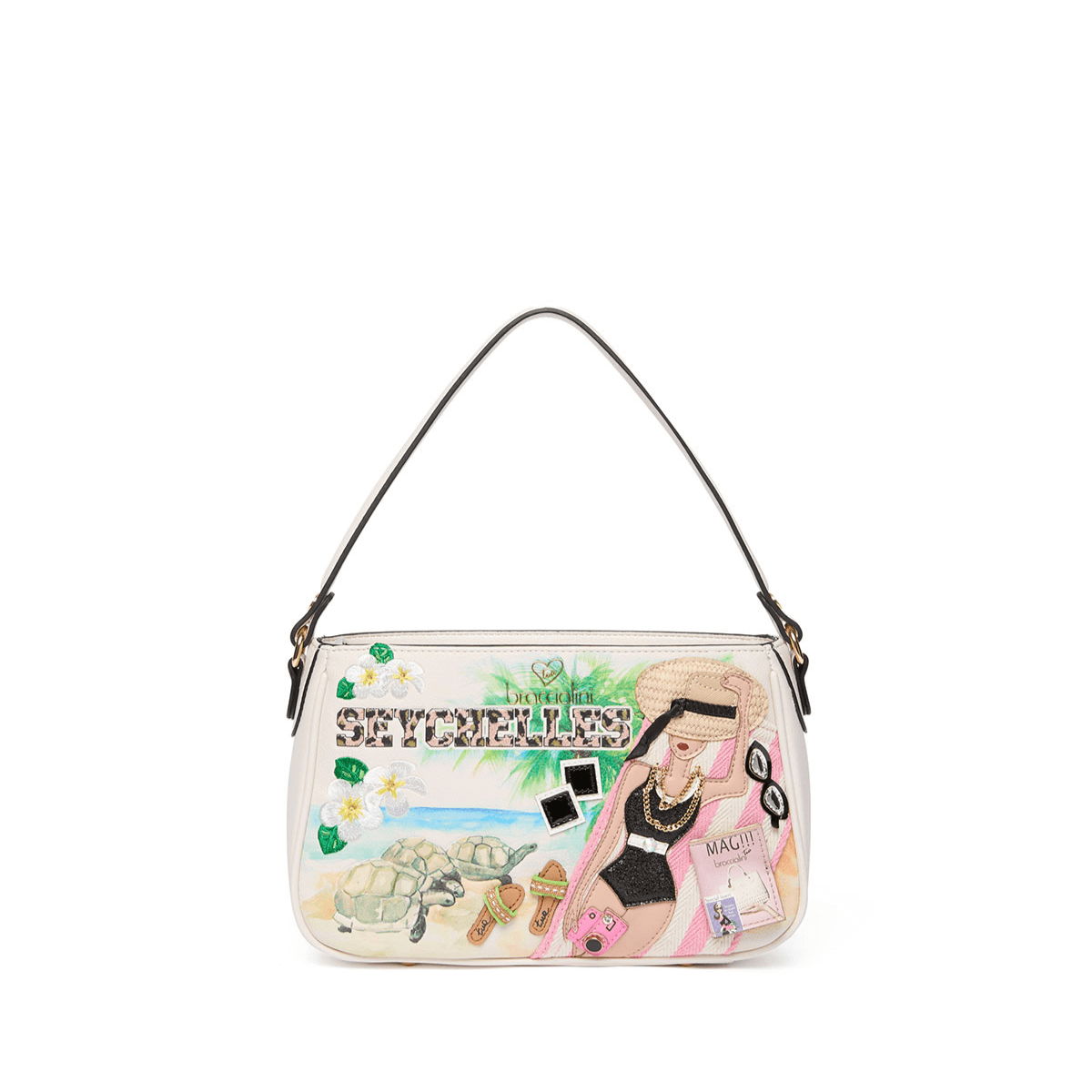 BRACCIALINI BORSA B18163 SEYCHELLES BIANCO