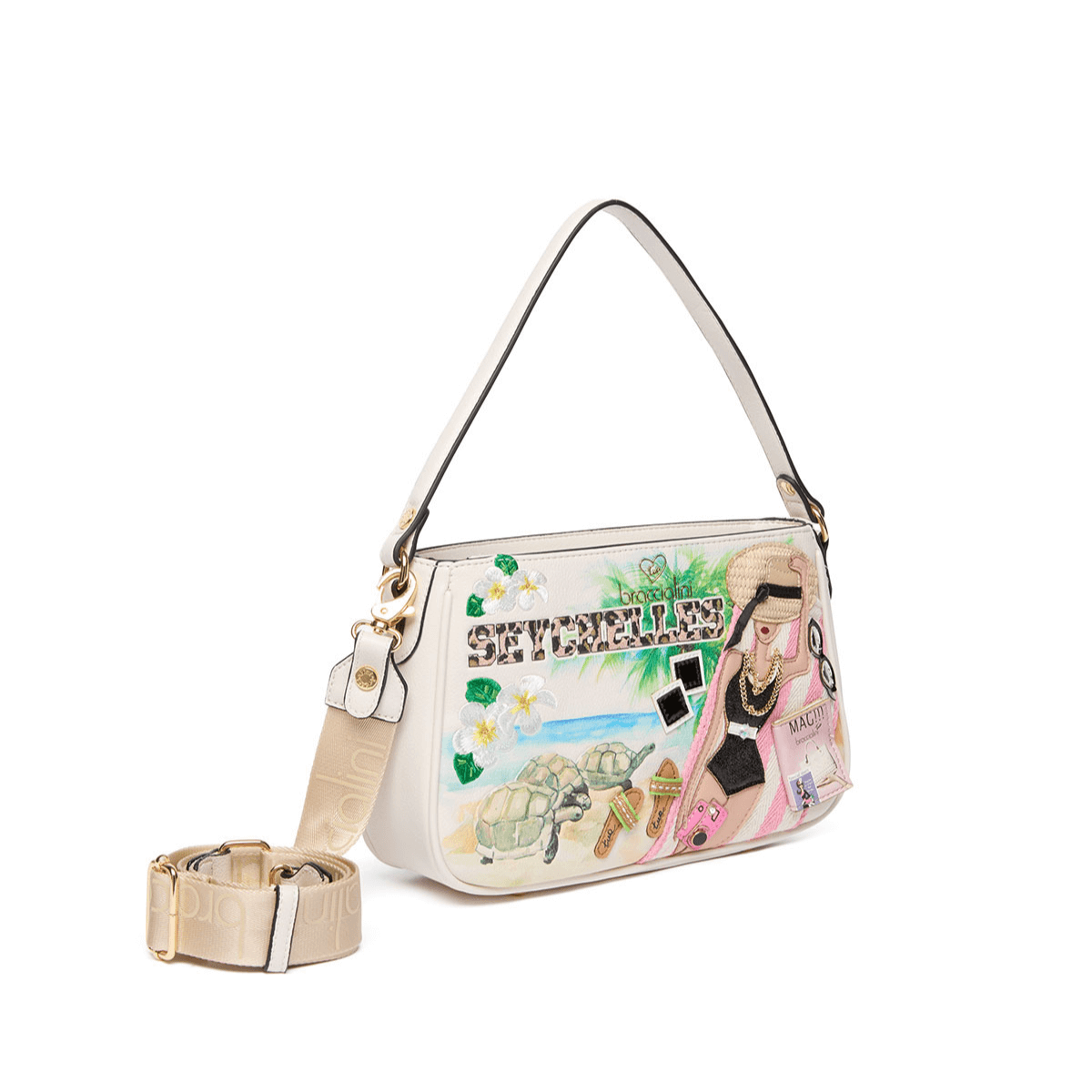 BRACCIALINI BORSA B18163 SEYCHELLES BIANCO