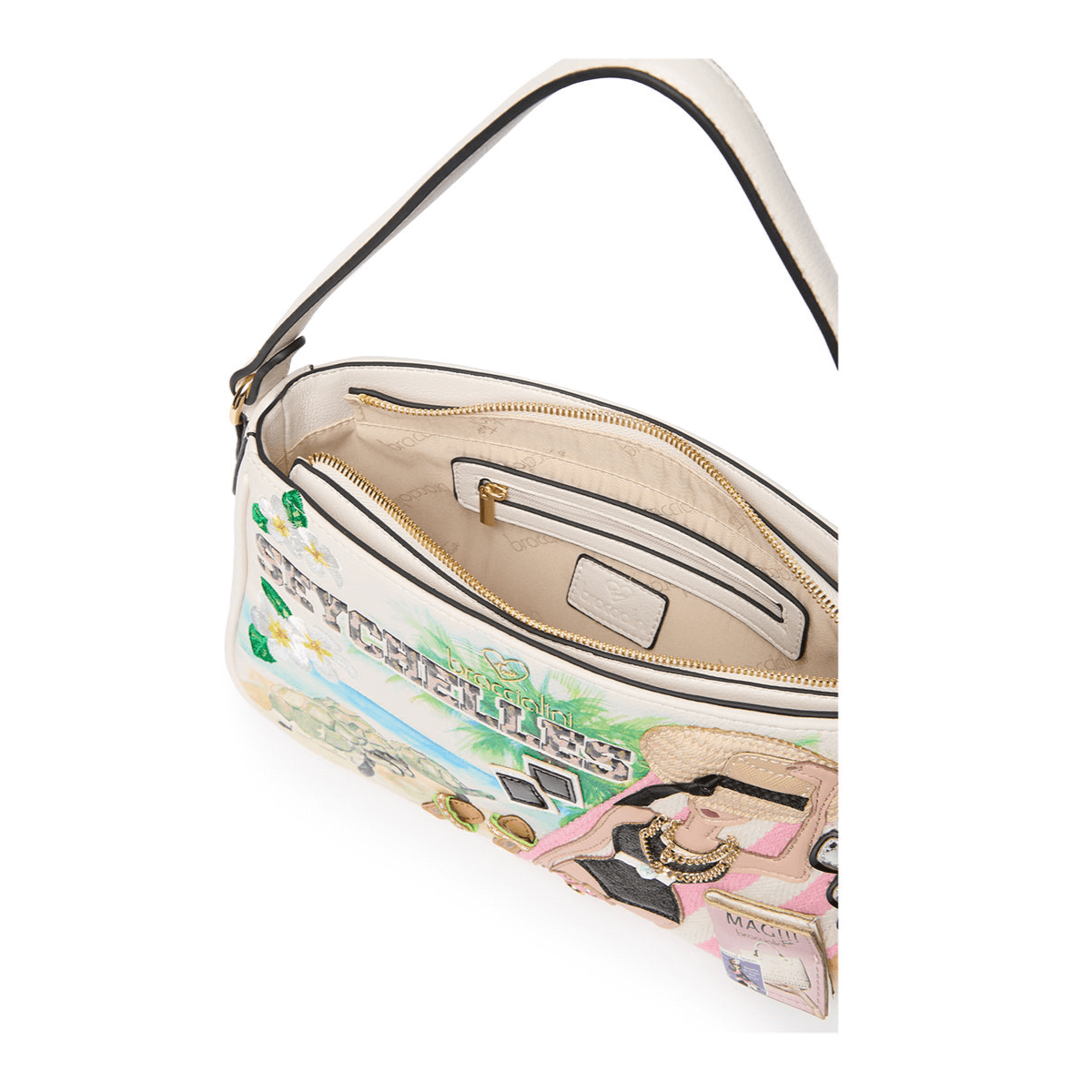 BRACCIALINI BORSA B18163 SEYCHELLES BIANCO