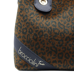 BRACCIALINI BORSA BETH ANIMALIER B18571 MACULATO