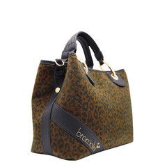 BRACCIALINI BORSA BETH ANIMALIER B18571 MACULATO