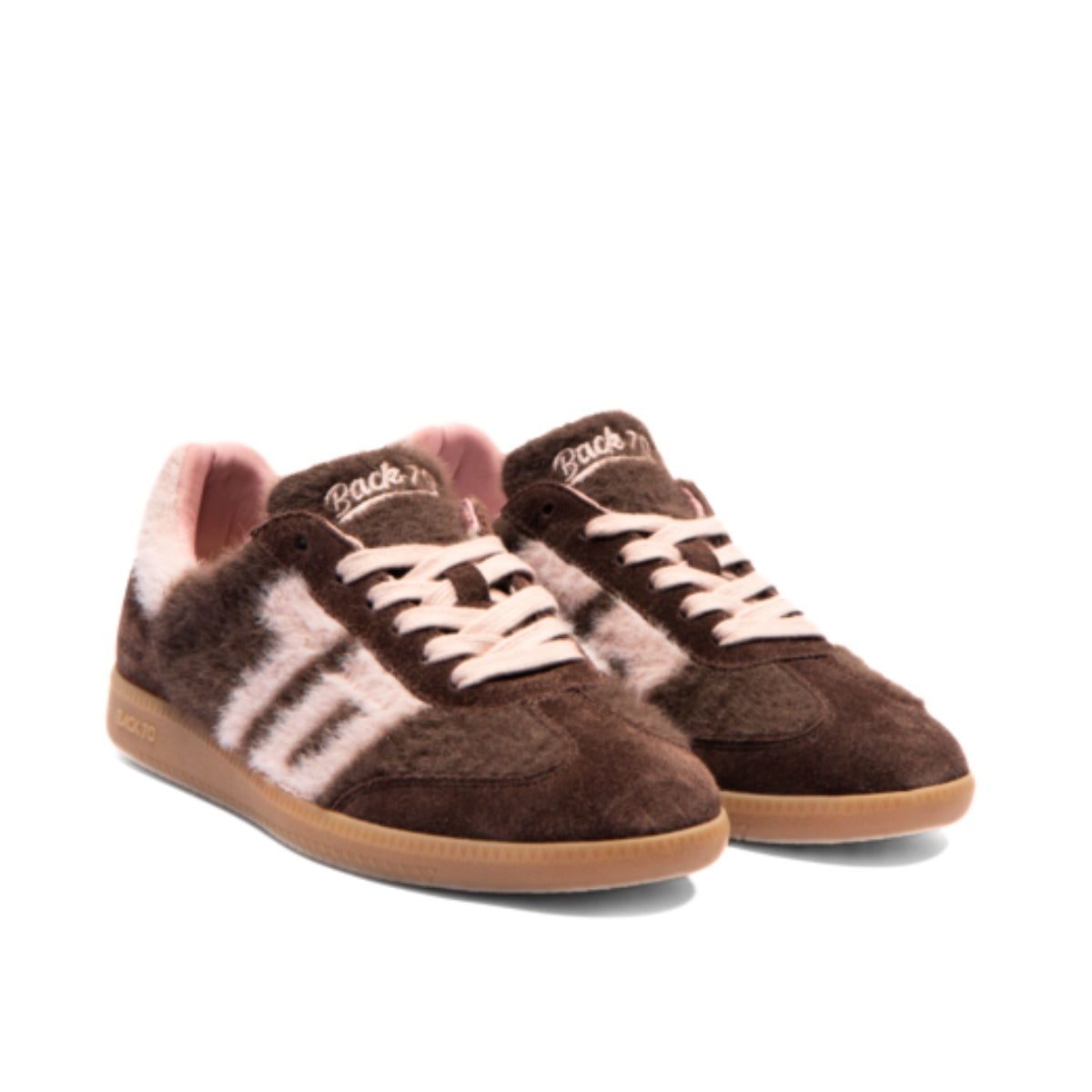BACK 70 CLOUD MOHAIR M101 SNEAKERS MARRONE ROSA