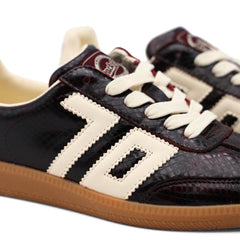 BACK 70 CLOUD SNEAKERS S002 BORDEAUX PITONE