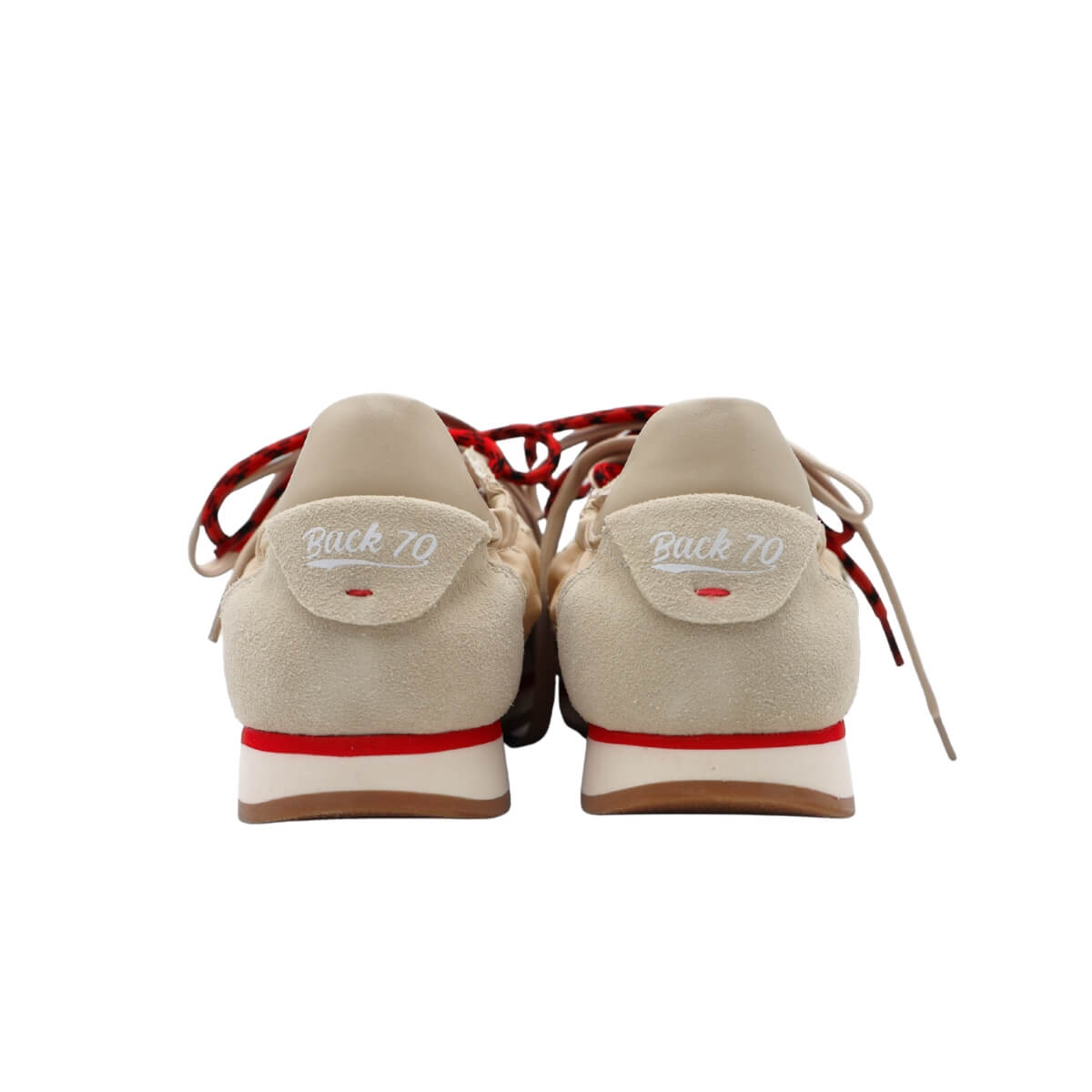 Sneaker Back70 Rocket beige in suede e tessuto tecnico 
