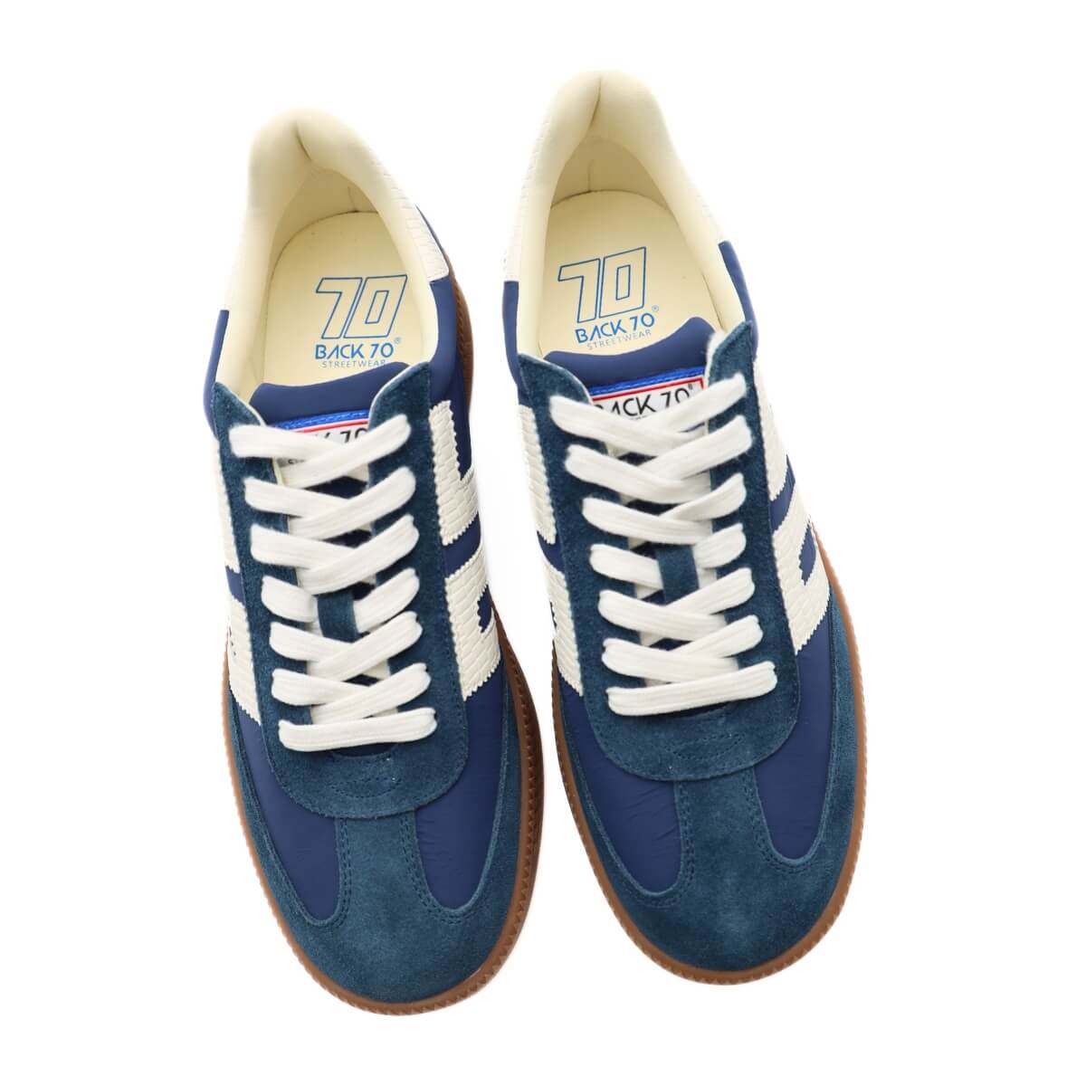 BACK70 SNEAKERS DOUBLE V26 106 BLU NAVY