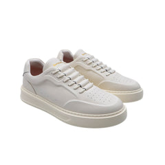 Sneakers Barracuda BU3510 2093 bianche in pelle liscia.