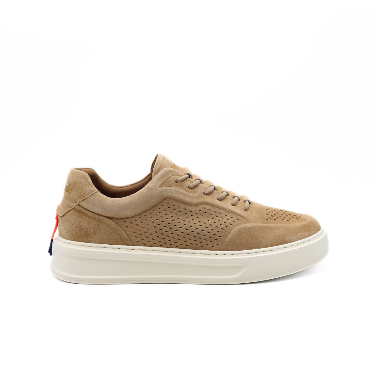 Sneakers Barracuda BU3612 V2754 beige in camoscio