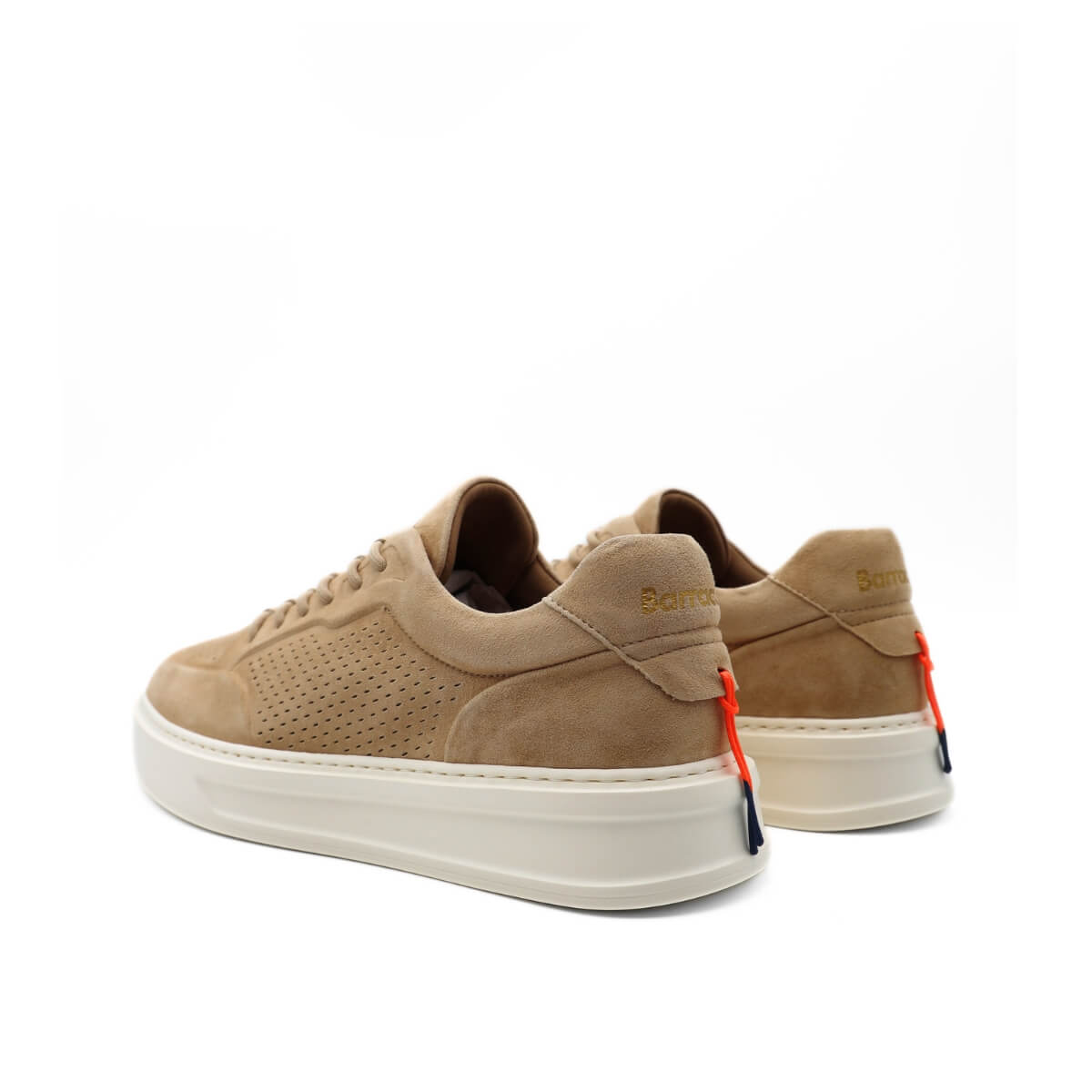Sneakers Barracuda BU3612 V2754 beige in camoscio