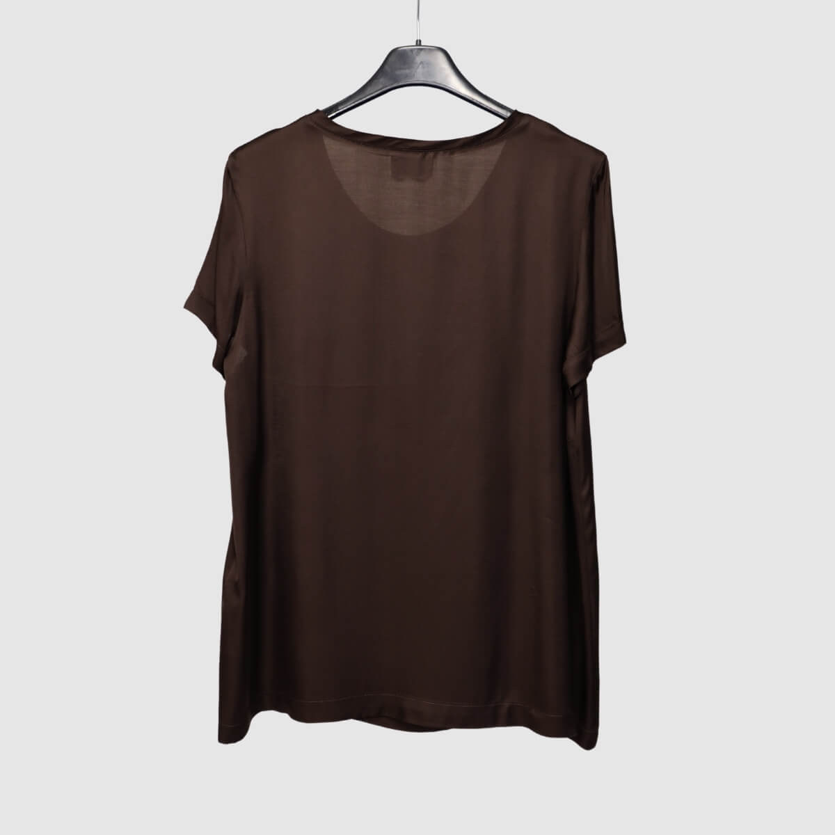 BERNA T-SHIRT SATINATA 263031 MARRONE