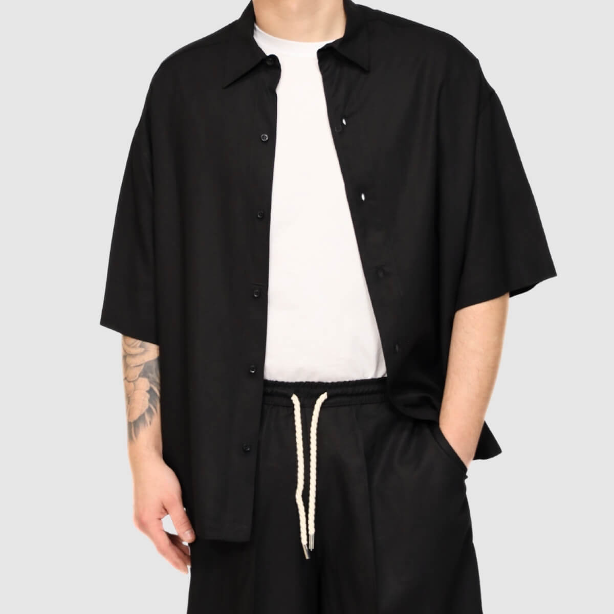 BERNA CAMICIA M2612241 NERA