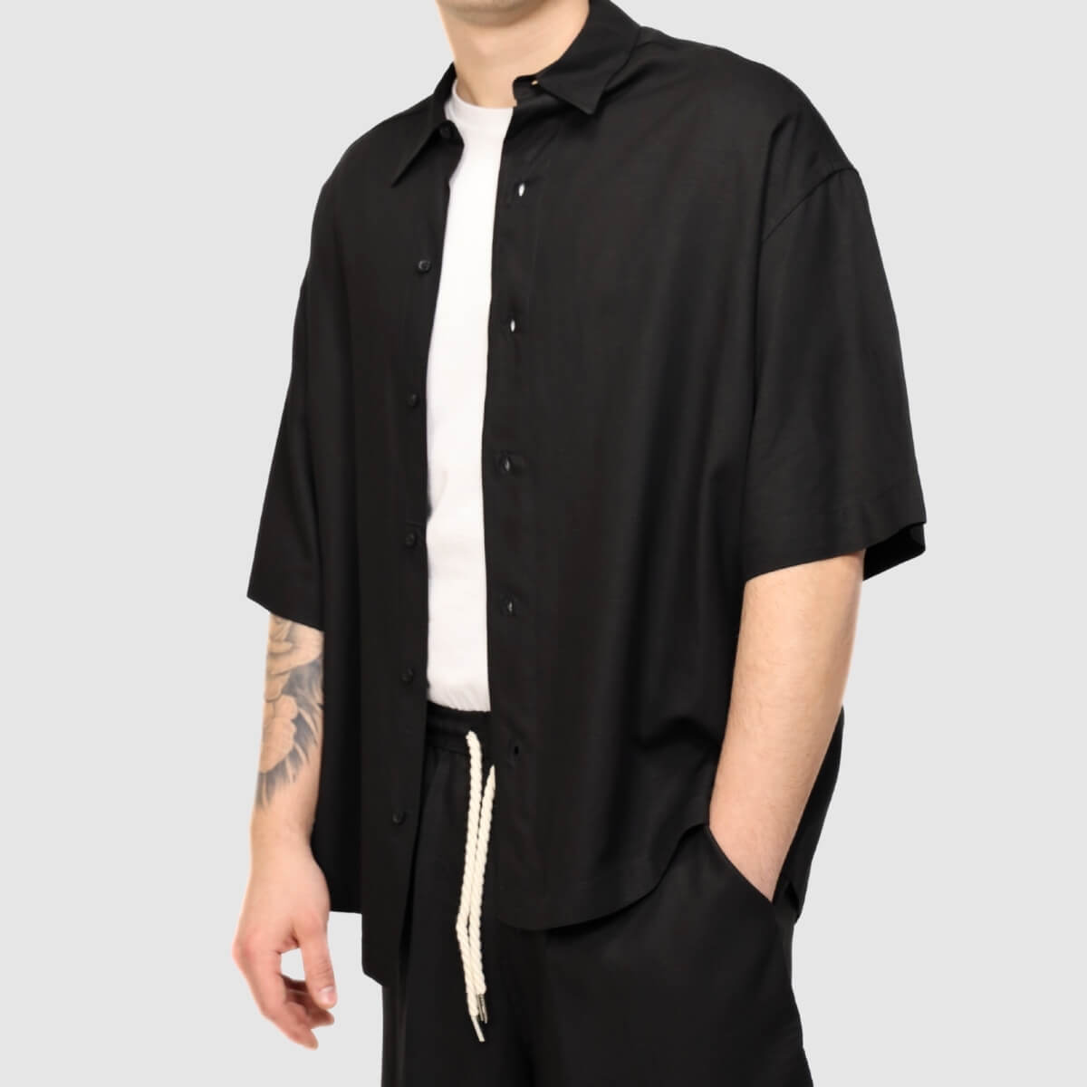 BERNA CAMICIA M2612241 NERA