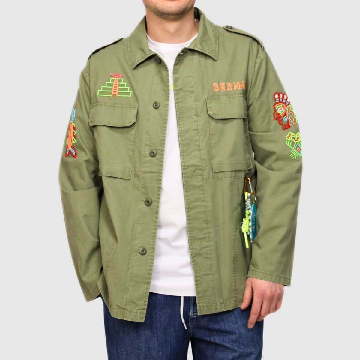 BERNA GIACCA 12826 VERDE MILITARE