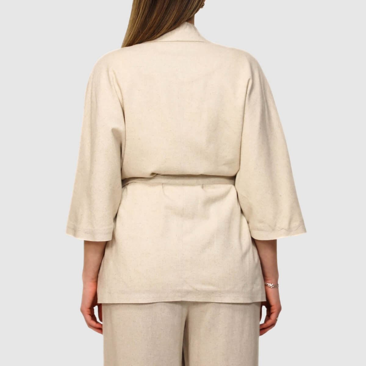 BERNA GIACCA KIMONO 263025 NATURAL
