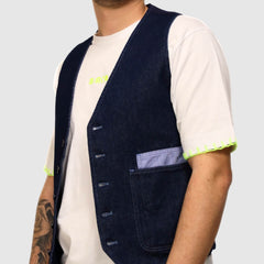BERNA GILET 11333 BLU JEANS