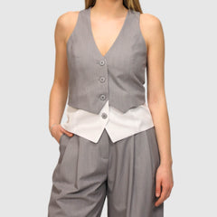 BERNA GILET 263033 GRIGIO