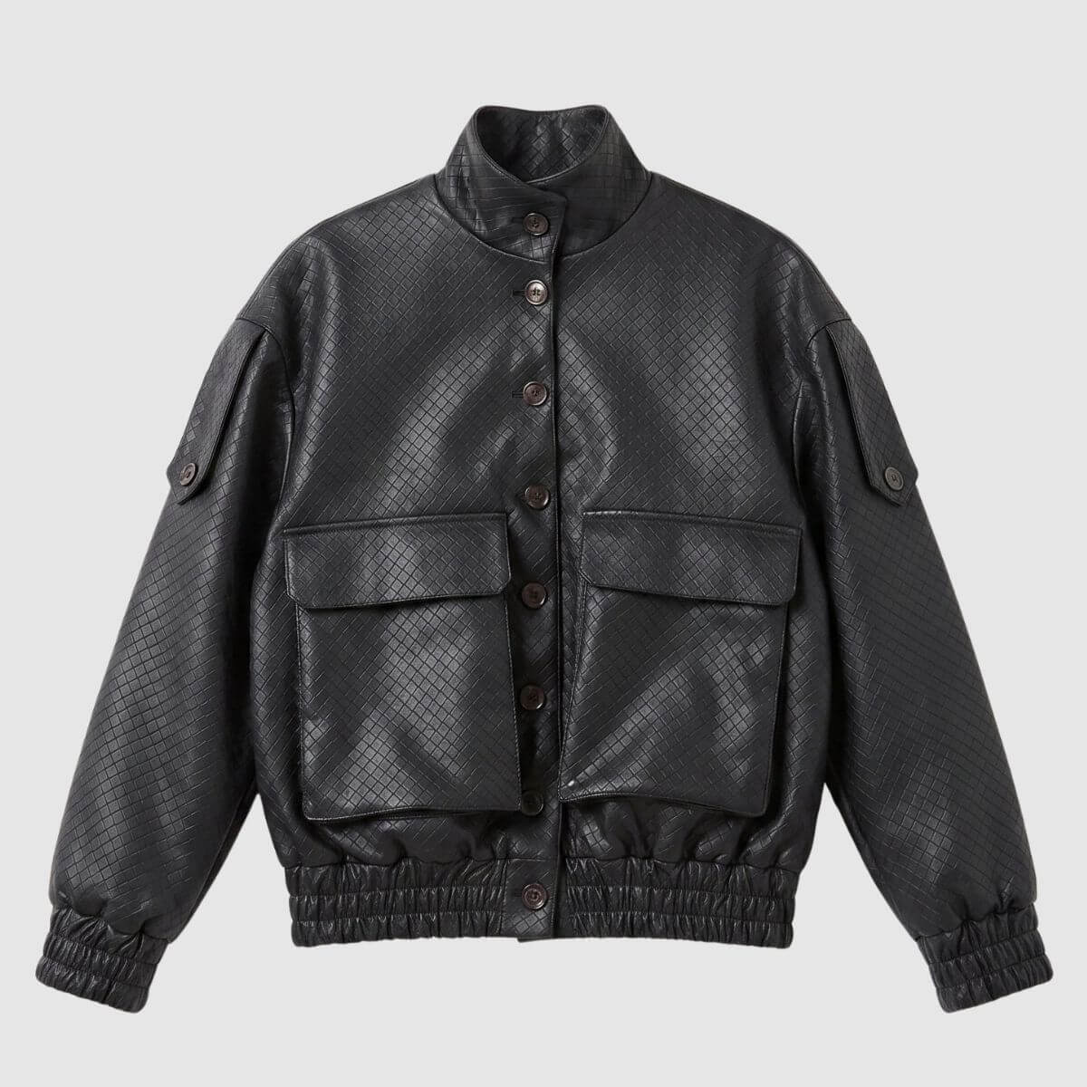 BERNA GIUBBOTTO SIMILPELLE 2640711 NERO