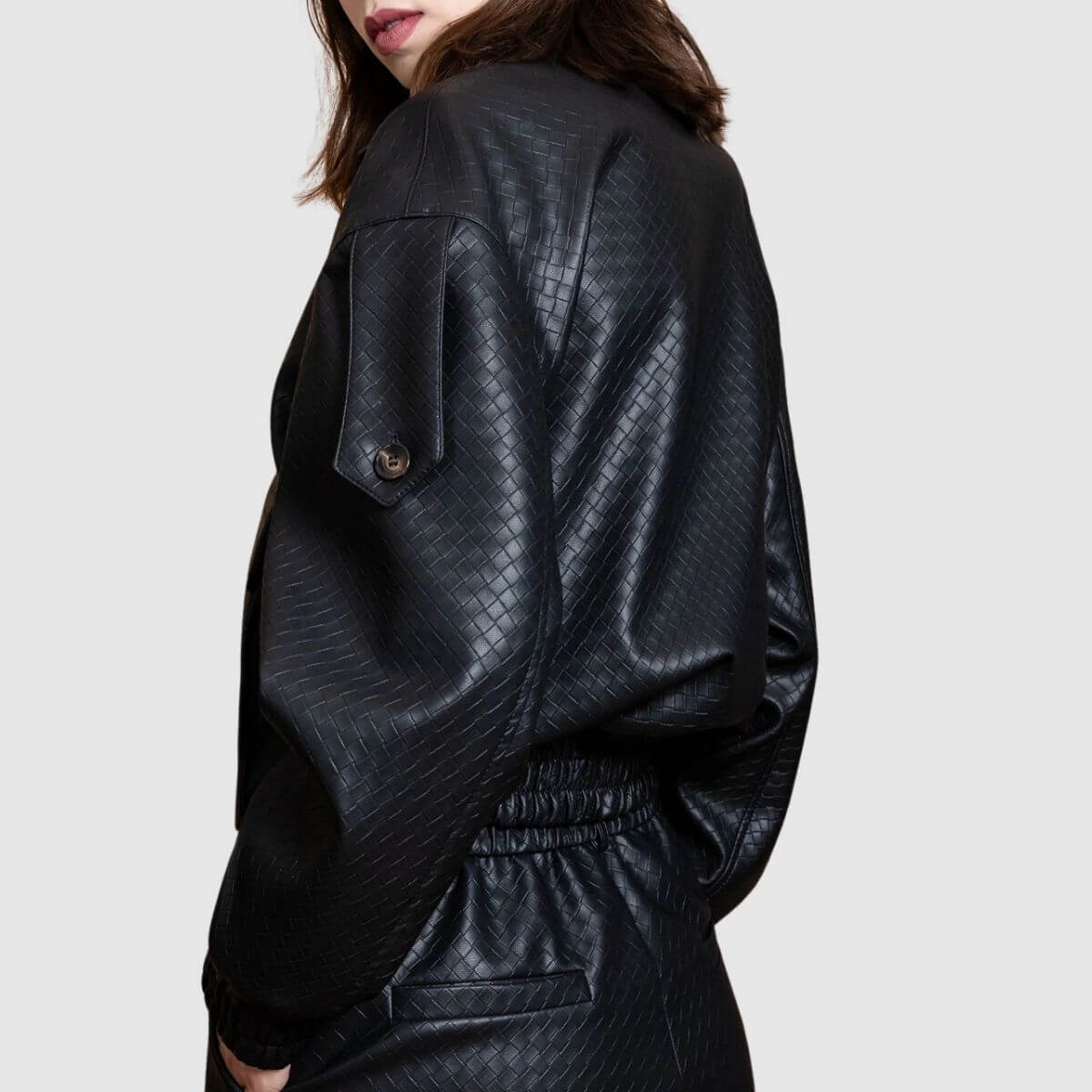 BERNA GIUBBOTTO SIMILPELLE 2640711 NERO
