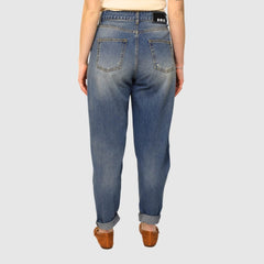 BERNA JEANS MOM FIT 263003 LAVAGGIO MEDIO