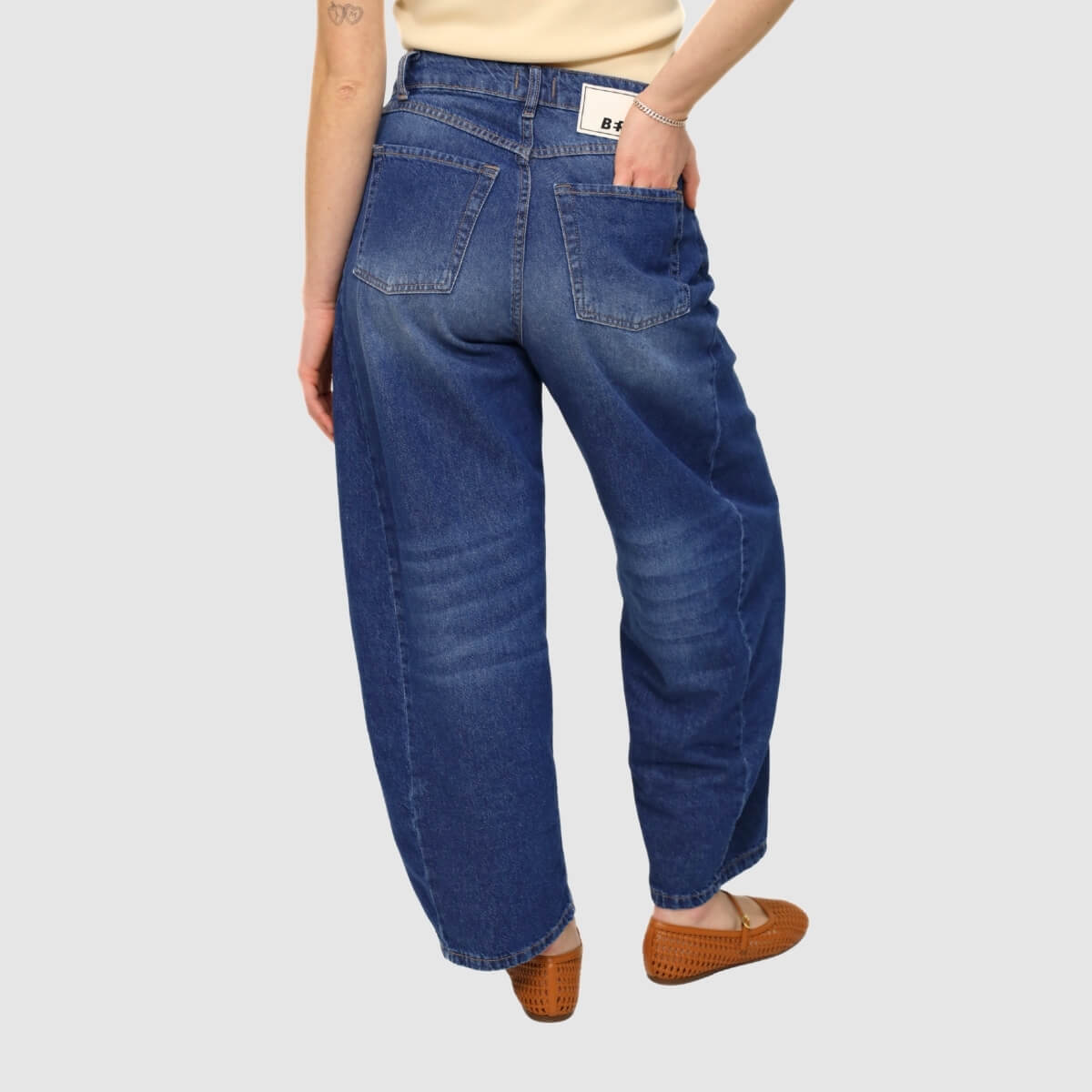 BERNA JEANS BALLOON 263109 BLU
